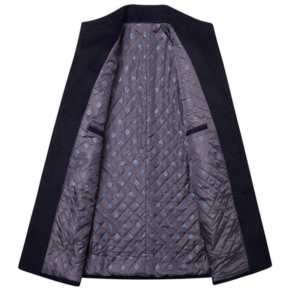 Marly Zurich Elegante Herren Mantel mit Stehkragen - 1