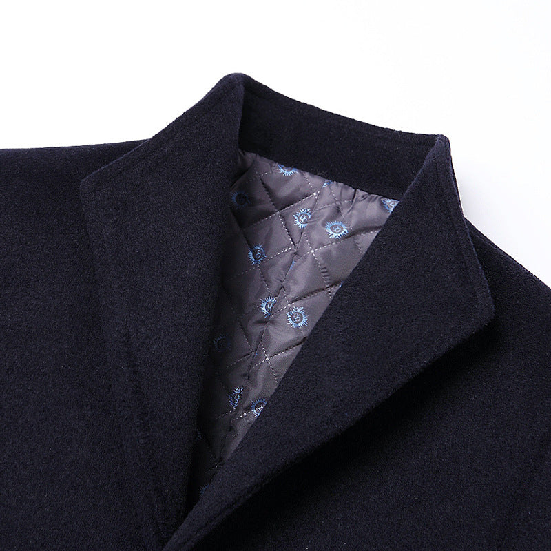 Marly Zurich Elegante Herren Mantel mit Stehkragen - 2