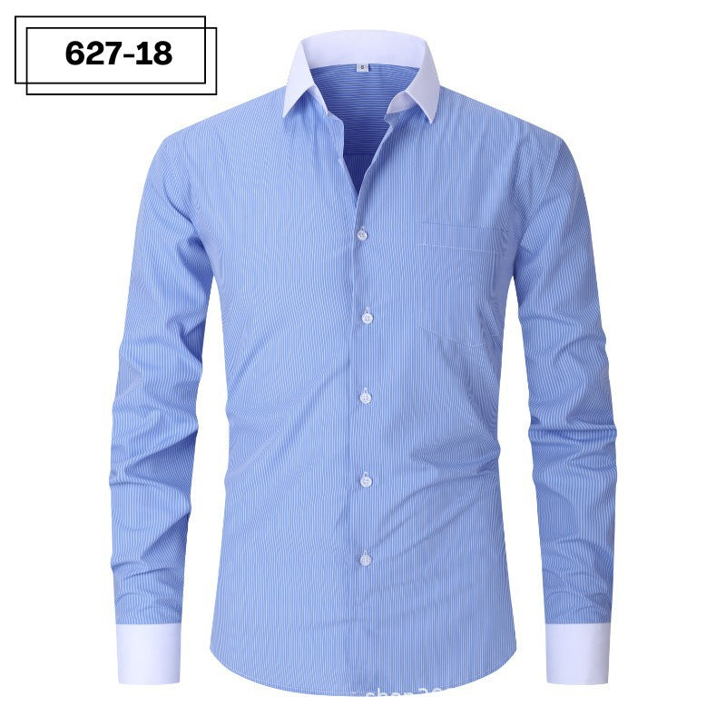 Marly Zurich Herren Hemd Gestreift Sommerlich - 10