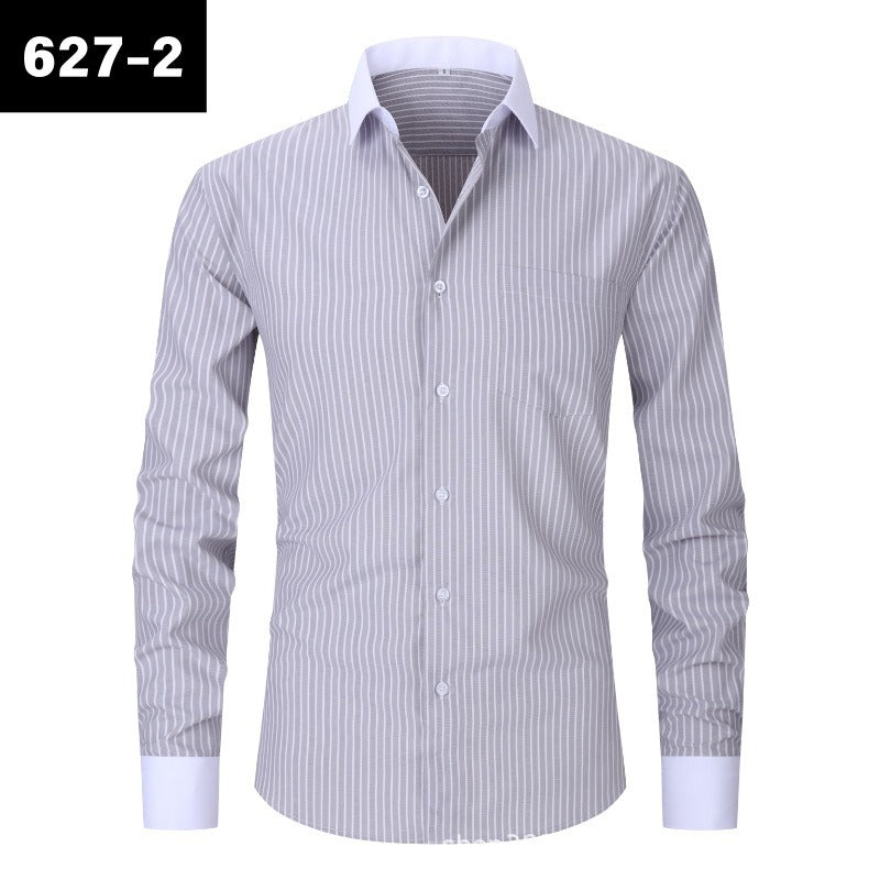 Marly Zurich Herren Hemd Gestreift Sommerlich - 11
