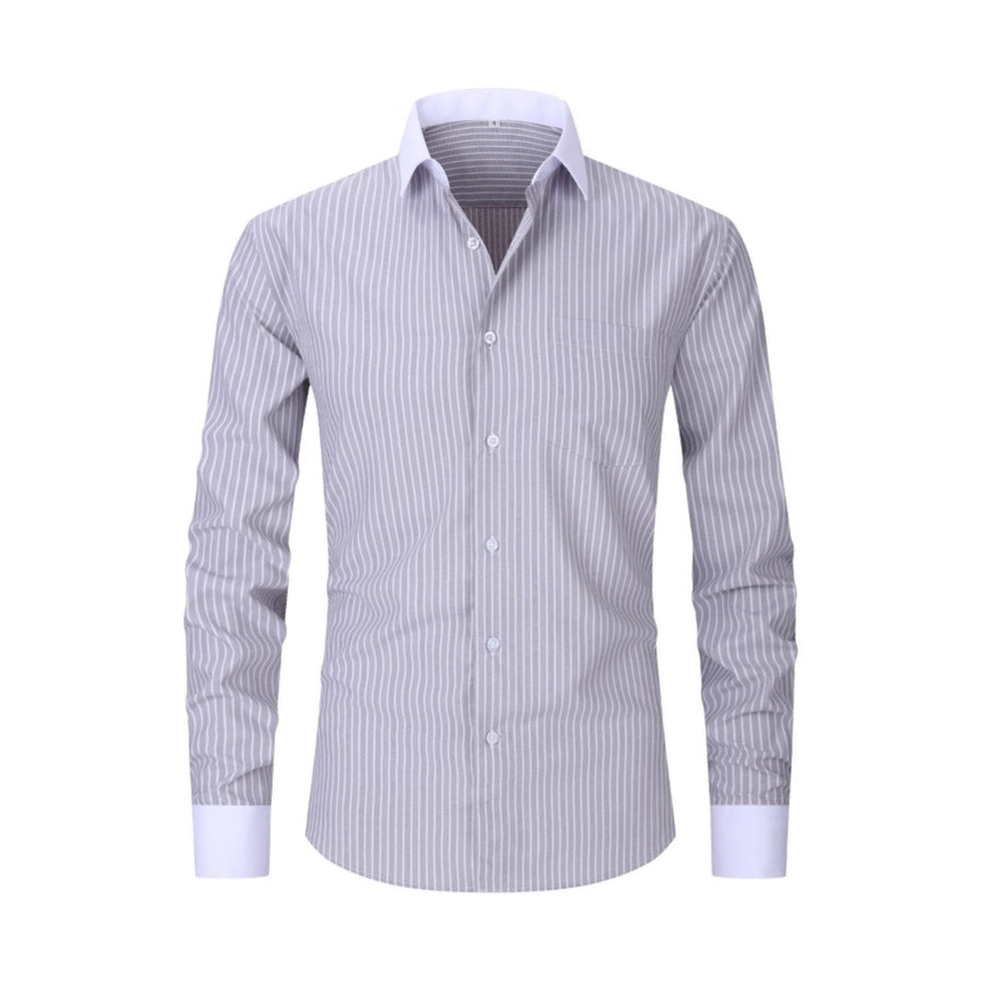 Marly Zurich Herren Hemd Gestreift Sommerlich - 1