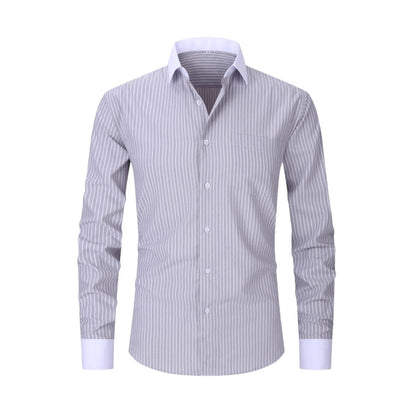 Marly Zurich Herren Hemd Gestreift Sommerlich - 1