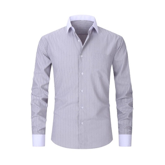 Marly Zurich Herren Hemd Gestreift Sommerlich - 1