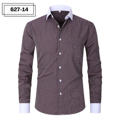 Marly Zurich Herren Hemd Gestreift Sommerlich - 6