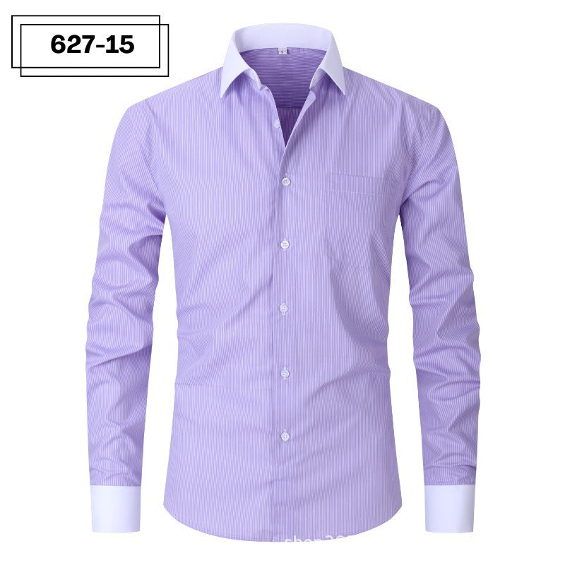 Marly Zurich Herren Hemd Gestreift Sommerlich - 7