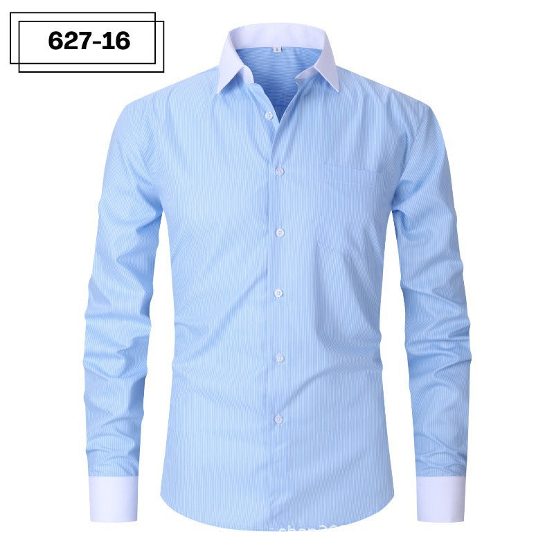 Marly Zurich Herren Hemd Gestreift Sommerlich - 8